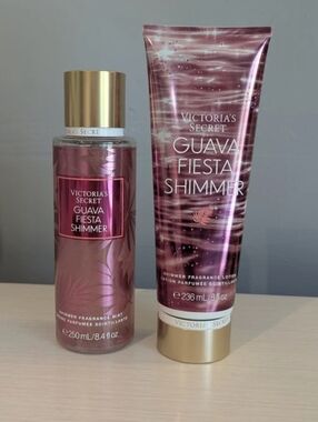 Victoria's Secret Guava Fiesta Shimmer Body Mist & Lotion Set